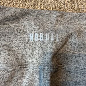 NOBULL Heathered Gray Kapri Performance Leggings